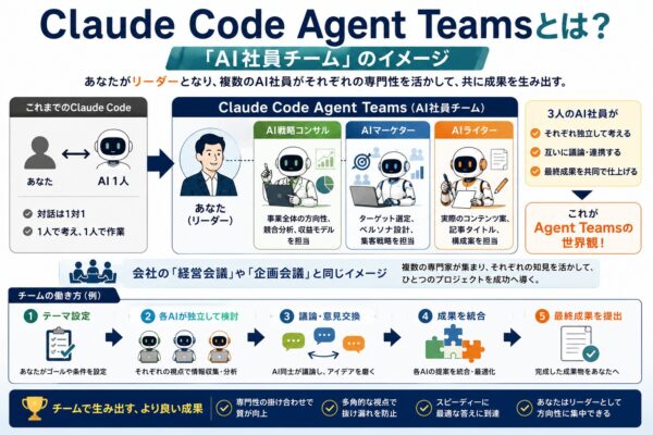 Claude Code Agent Teamsで「AI社員チーム」を作る実演ガイド—1人起業家の年間事業計画を30分で仕上げる方法