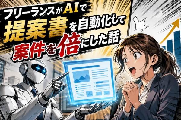 フリーランスがAIで「提案書」を自動化して案件を倍にした話