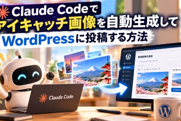 Claude Codeでアイキャッチ画像を自動生成してWordPressに投稿する方法